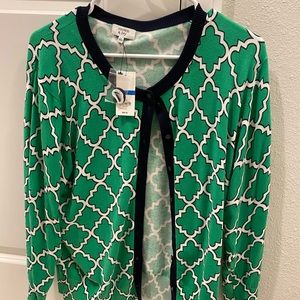Crown & Ivy cardigan NWTO